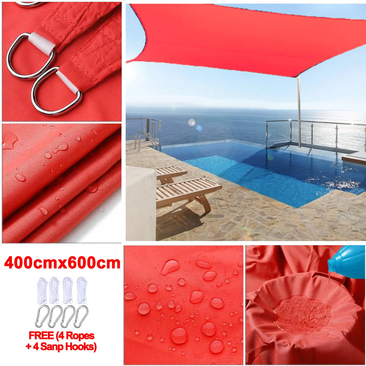 Red 4x6m