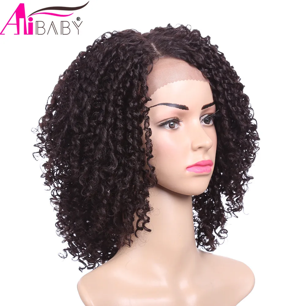 Парик с кудрявыми волосами для женщин короткие синтетические черные парики из