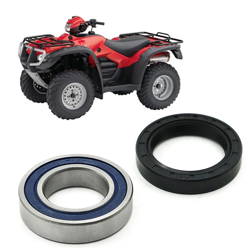 LeftRearAxleWheelHubHousingBearingSealKitForHondaForeman400