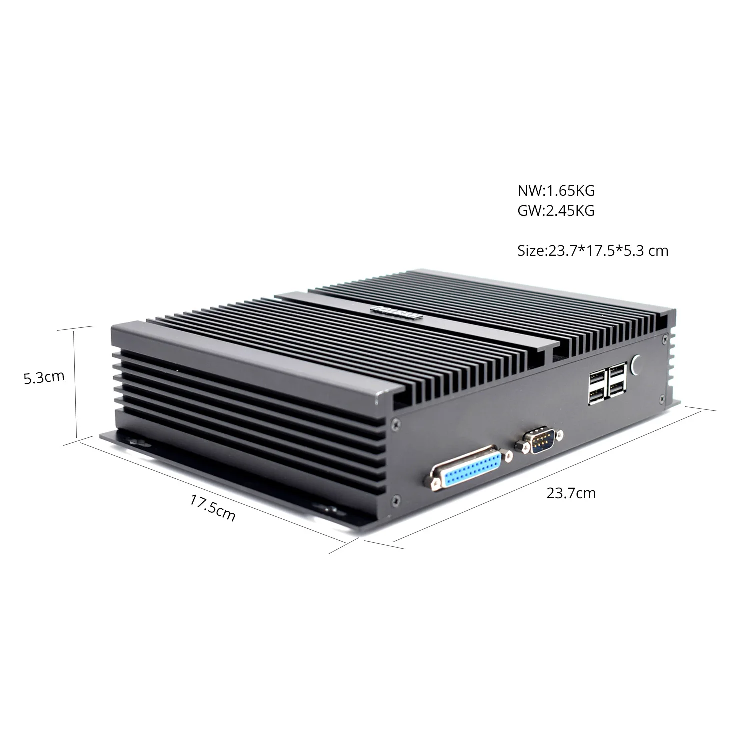 I7 четырехъядерный промышленный компьютер i5 8250U 8350U безвентиляторный ПК сервер i7