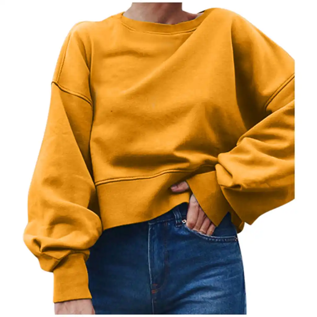 fluffy yellow hoodie