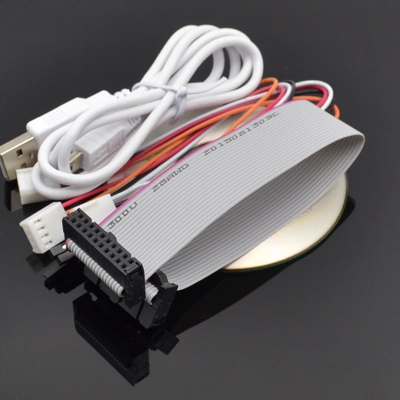 ST LINK V2 STM8 STM32 загрузчик новый оригинальный + DVD|stm8 stm32|st-link v2 |