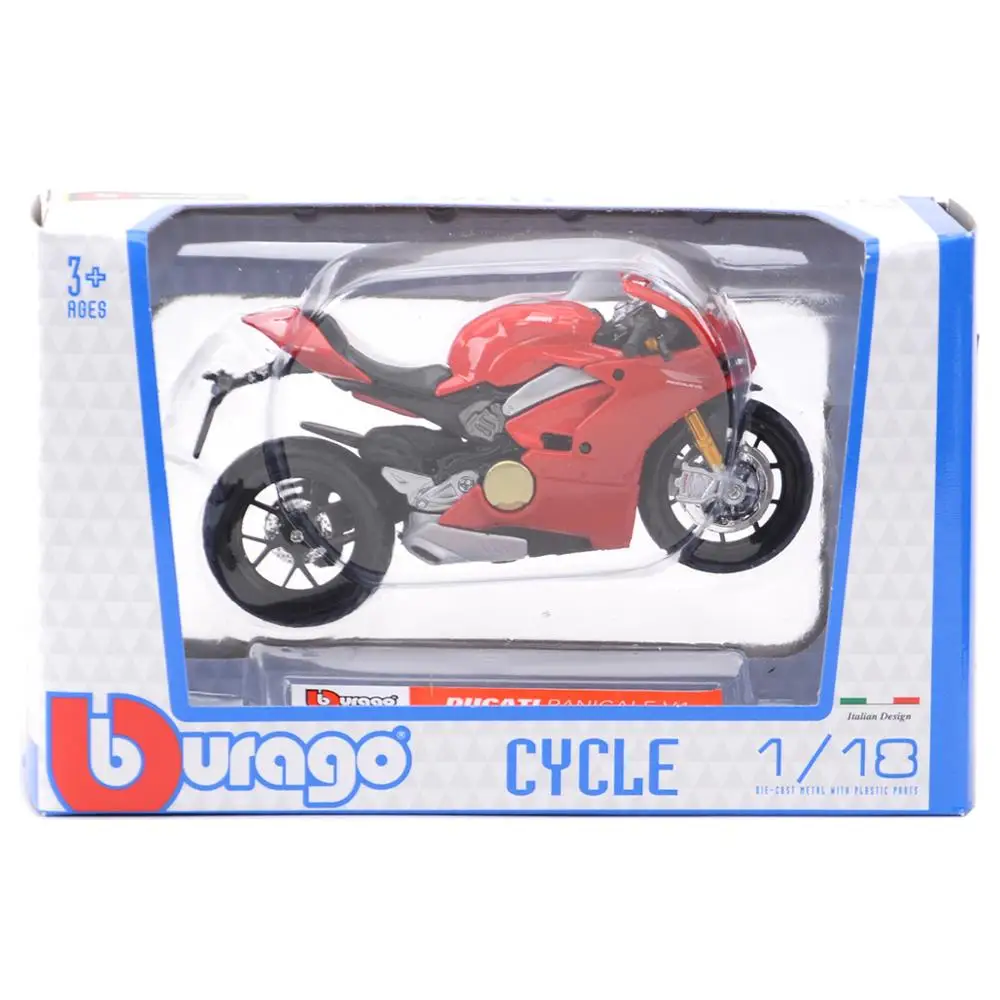 Bburago 1:18 Ducati-Panigale V4 Static Die Cast Vehicles Collectible Motorcycle Model Toys 6