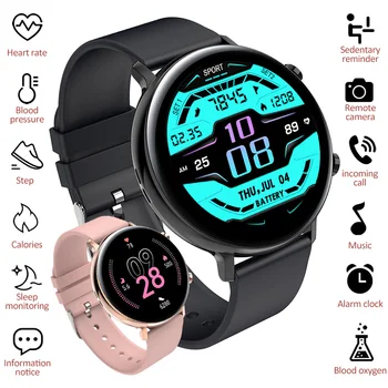 

2020 HD Screen Bluetooth Call Smart Watch IP68 Waterproof ECG+PPG Heart Rate Blood Men Women Smartwatch for android IOS