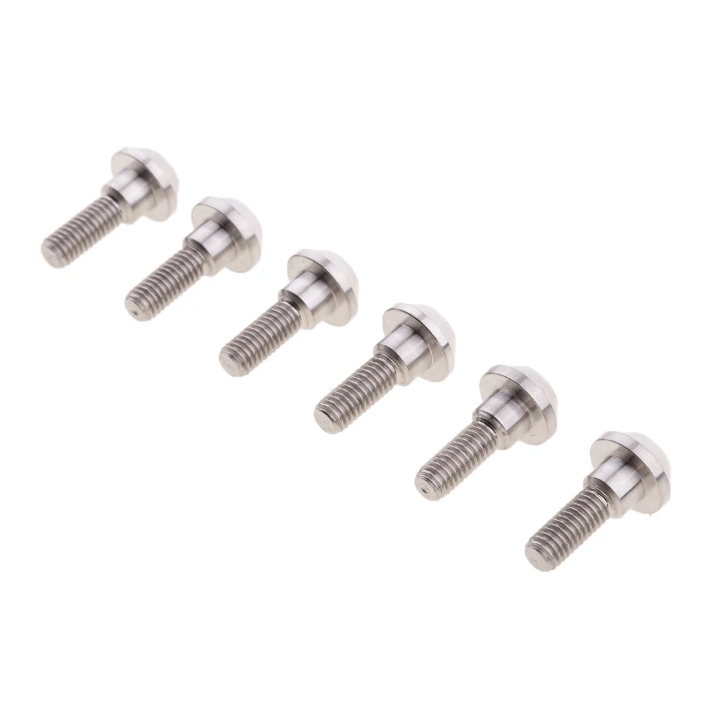Серебристые болты ротора дискового тормоза M6x20mm из титана/Ti для Suzuki GSXR Yamaha R6 R1 6