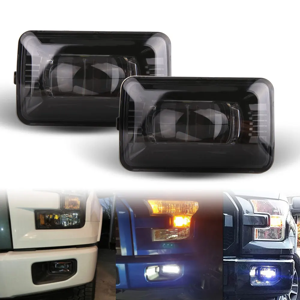 Для 2015 2016 2017 2018 Ford F150 светодиодные противотуманные фары дальний и ближний свет