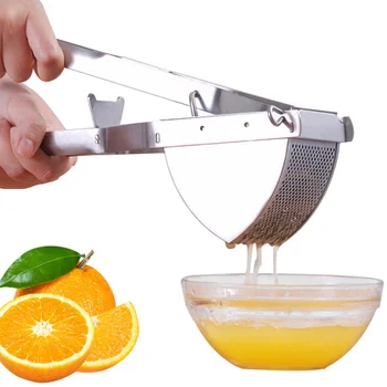 

1pc Potato Ricer Manual Multi-function Stainless Steel Squeezer Juicer Potato Press Masher Food Crusher For Vegetable Fruit
