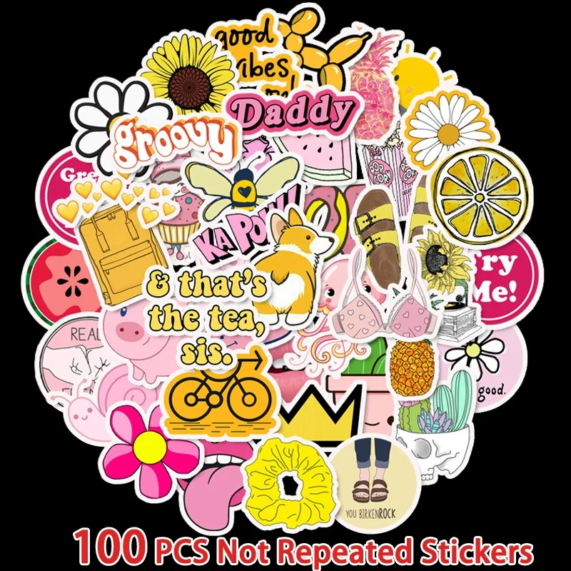 

100 Pcs Cute Stickers Pegatinas Logo Stickers Scrapbooking Papelaria Not Repeating Simple Style Corgi Sticker Flakes TZ068G