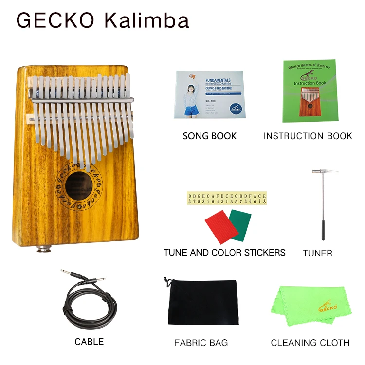 17 клавиш, Kalimba K17KEQ, акация, большой палец, пианино, профессиональная мбира, перкуссия, мини-клавиатура, Marimba, корпус, музыкальные инструменты