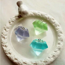 Силиконовые Формы Ремесло Ювелирные изделия Кулон Смолы Прозрачный Алмазный производитель литья инструмент