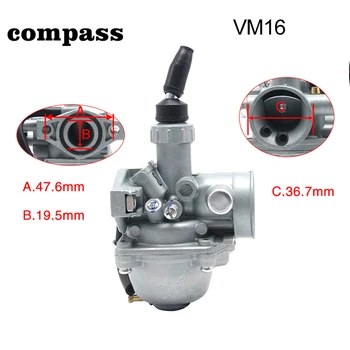 

Mikuni VM16 19mm PZ19 Carb Hand Choke Carburetor For Honda XR50 CRF50 CRF70 50cc 70cc 90cc 110cc ATV Dirt Bike Quad