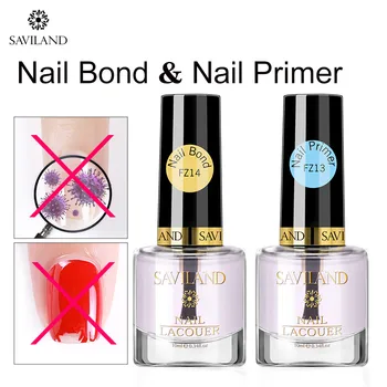 

SAVILAND Nail-free Acid Primer Nail Gel Polish Nail Bond Need Base Top Coat Varnish Soak Off UV Gel Lacquer Nail Art Manicure