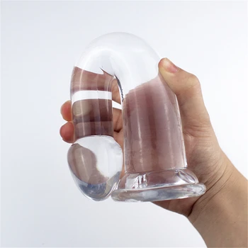22cm Erotic Jelly Dildo Realistic Penis Adult Toy Soft Strapon Artificial Penis Suction Cup Large Bullet Dildo Sex Toy for Woman 3