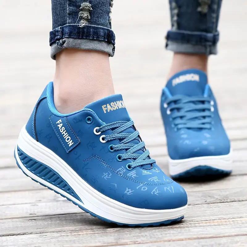 Blue 3 Женские кроссовки; Мужская обувь; коллекция года; модная повседневная обувь из дышащего сетчатого материала; женские кроссовки на шнуровке; женская обувь; zapatos de mujer - Цвет: Blue 3