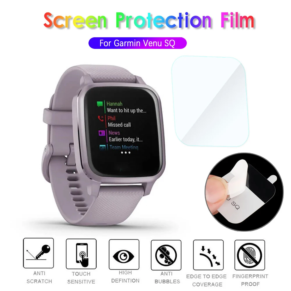 Ifata – coque de Protection pour montre intelligente Garmin venus SQ,  boîtier de Protection en TPU souple