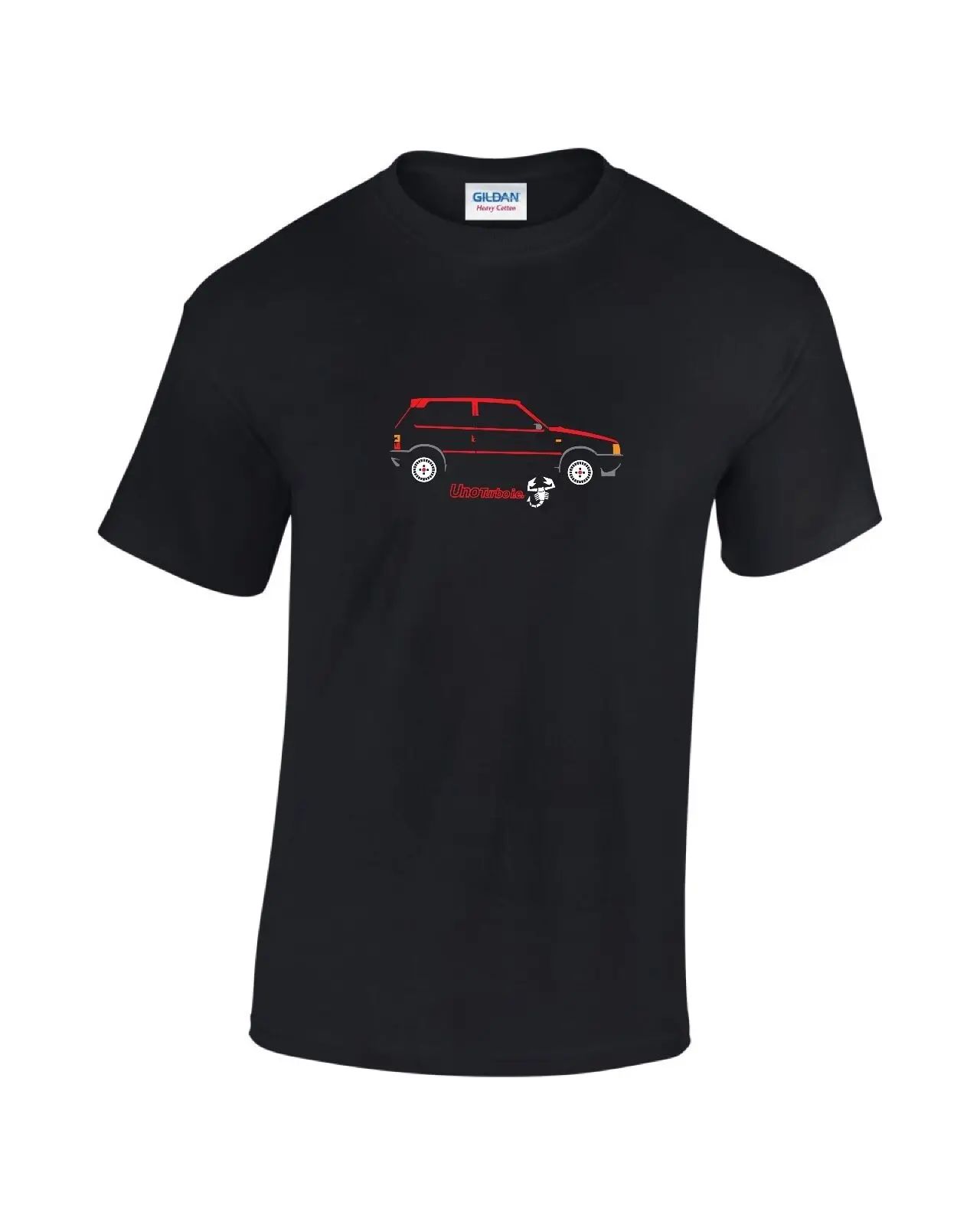 

Fiat Uno Turbo Ie Mens Printed Car T-Shirt