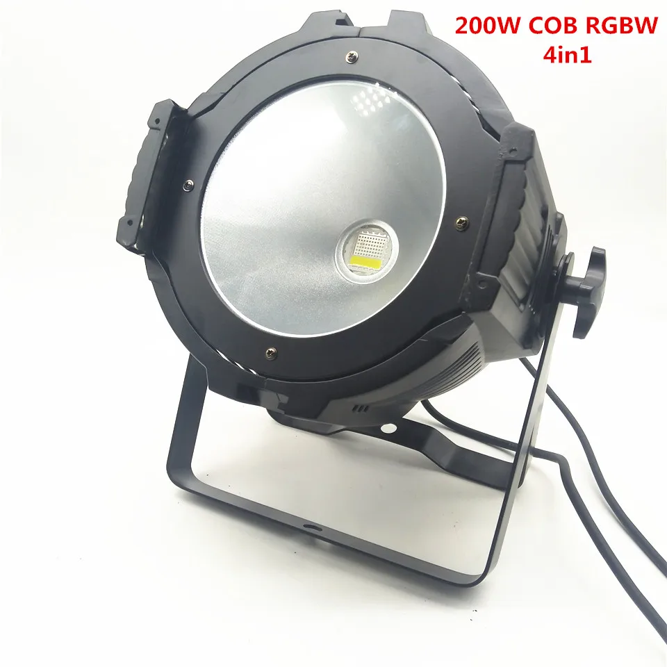 Новый супер яркий 200 Вт COB 4 в 1 LED par свет RGBW DMX Диско DJ сценический свет/может быть