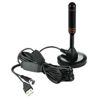 

New Indoor Digital HDTV TV antenna LumiParty 25dBi high gain antenna 200 mile amplified aerial antenna VHF UHF Freeview NEW!