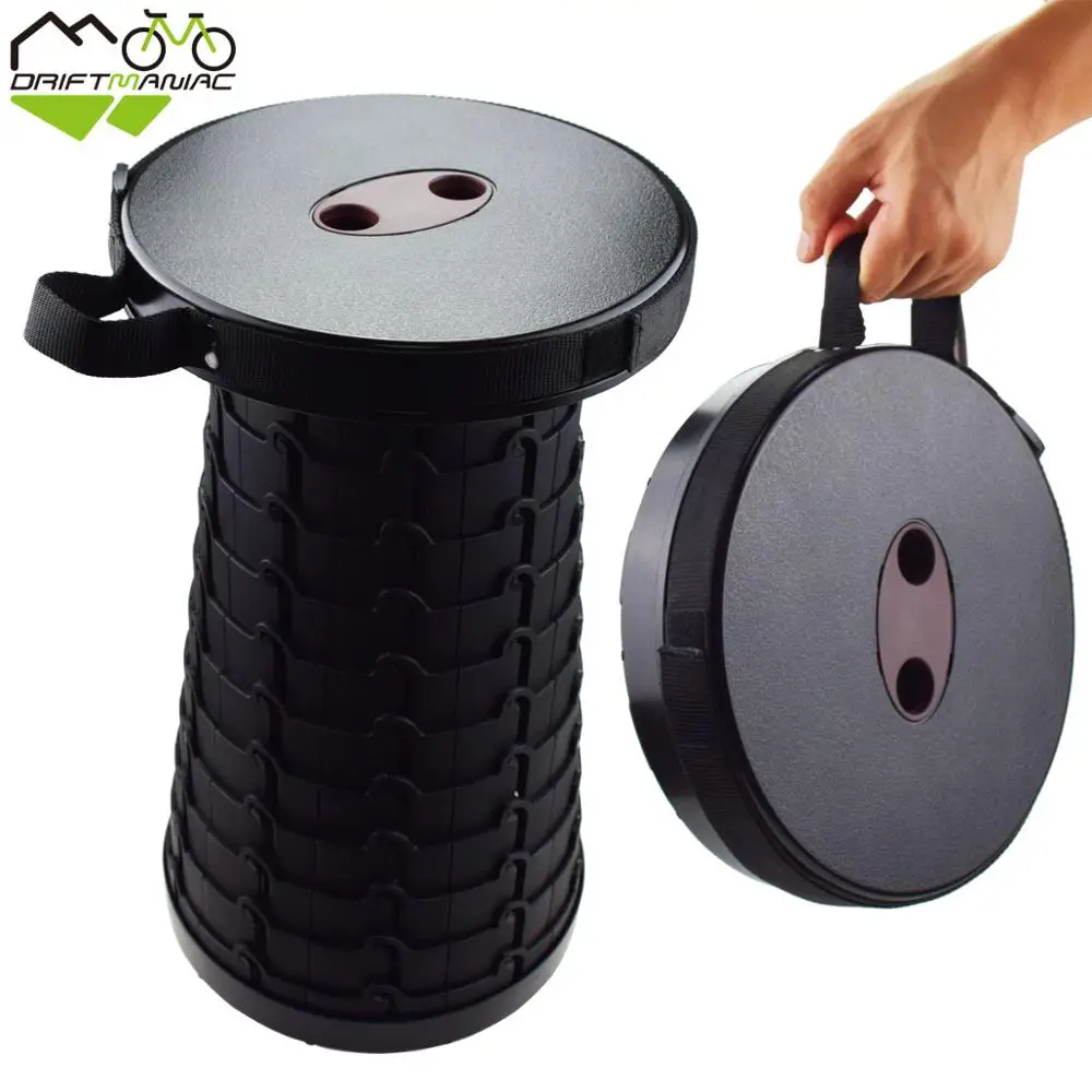 

DRIFT MANIAC Retractable Folding Stools Protable Lightweight Collapsable Stools For Camping Fishing Hiking Outdoors