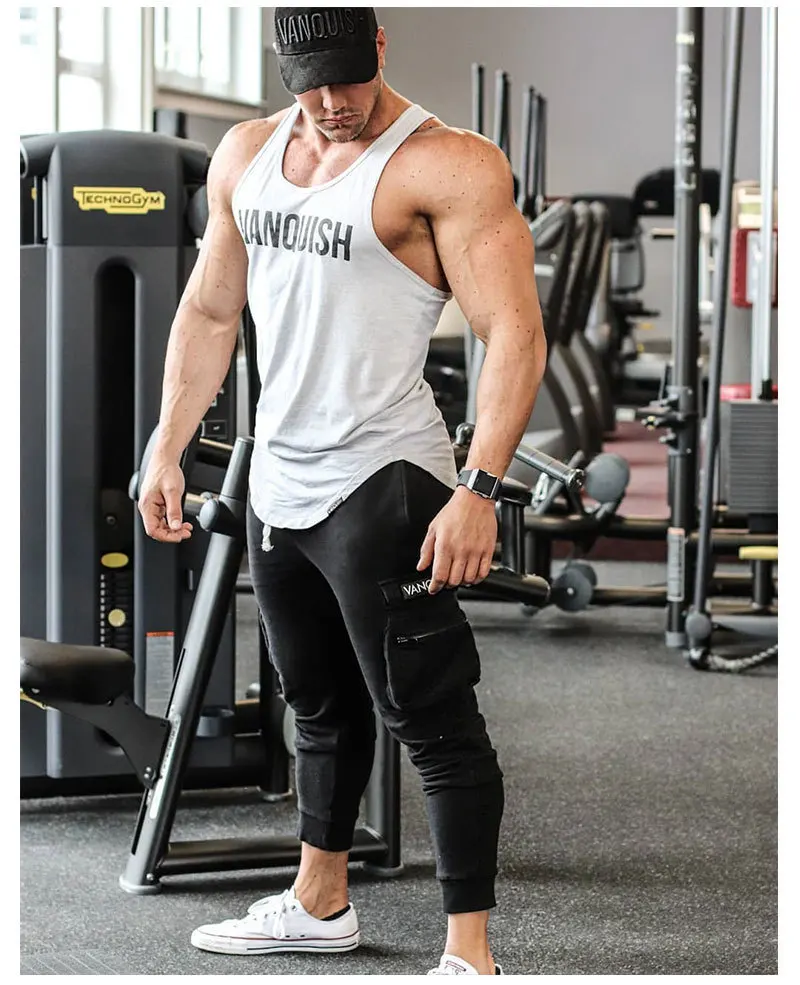 Muscle Dr. Европа и Америка братья популярный бренд стиль нагрудник комбинезон для мужчин чистый хлопок повседневное Бег Фитнес Брюки