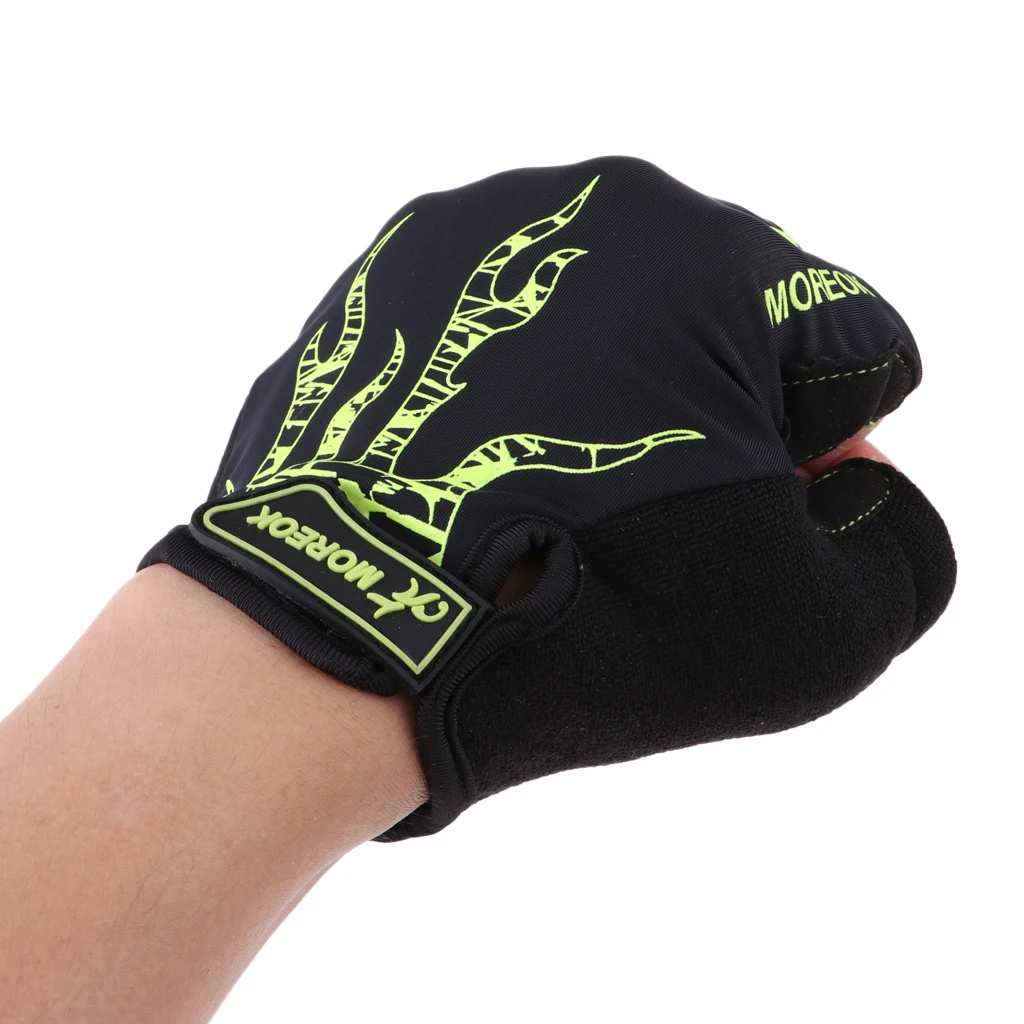 Cycling Gloves with Shock-absorbing Gel Pad Breathable Half Finger Fingerless MTB Mountain Rode Bike Bicycle Riding Gloves M-XL
