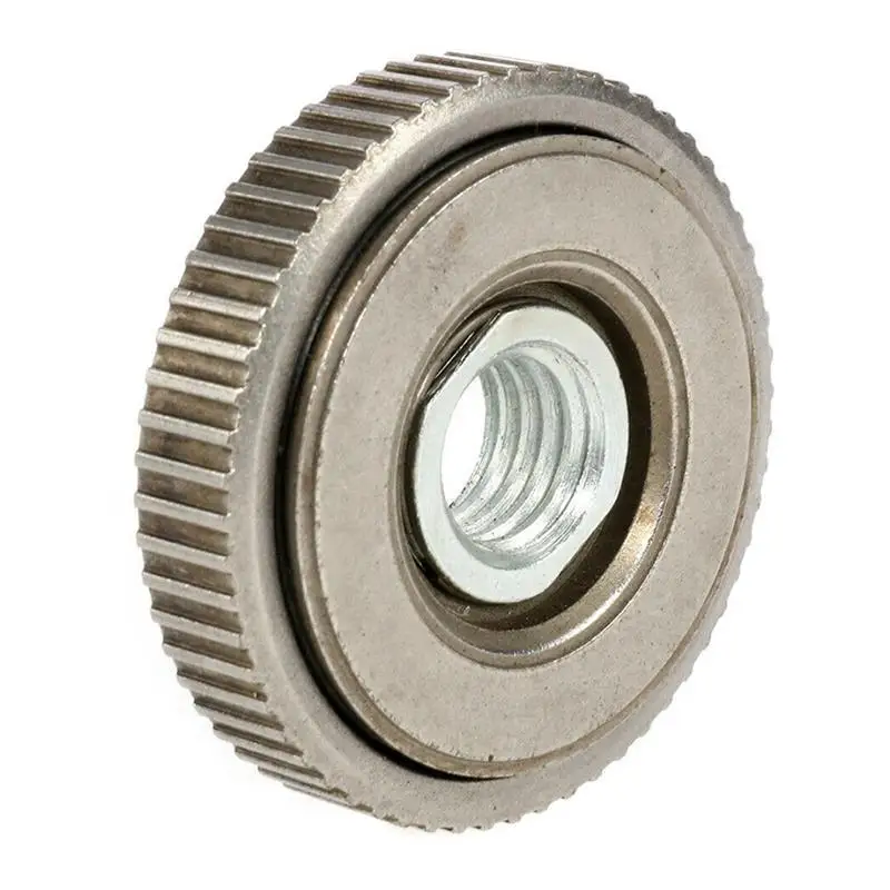 2Pcs Locking Plate Chuck M14 Thread Angle Grinder Inner Outer Flange Nut Set Tools Power Replacement For Bosch Metabo Makita