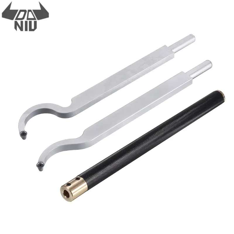 DANIU Wood Turning Tool Lathe Hollowing Tool Hollower with 8.9mm Carbide Inserts Wood Turning Bowl Gouge Woodworking Tool