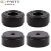 20mm-10mm MINI CNC Machined Solid Full Aluminum Isolation Feet Stands Damper Floor Base For Speaker AMP Computer Monitor 4PCS 4