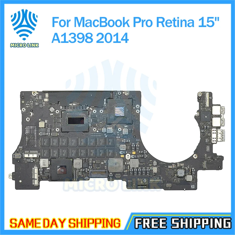 

Broken A1398 Logic Board for MacBook Retina 15" Motherboard 2.2 GHz/2.4GHz/2.6GHz/2.6GHz/8G 16GB RAM 1G GPU 2012 820-3332
