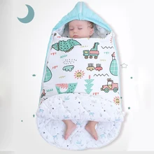 Анти-грязный милый детский спальный мешок с принтом конверт 1 шт. многоцветные Детские спальные мешки для новорожденных 90*45 см детские пеленки для зимы