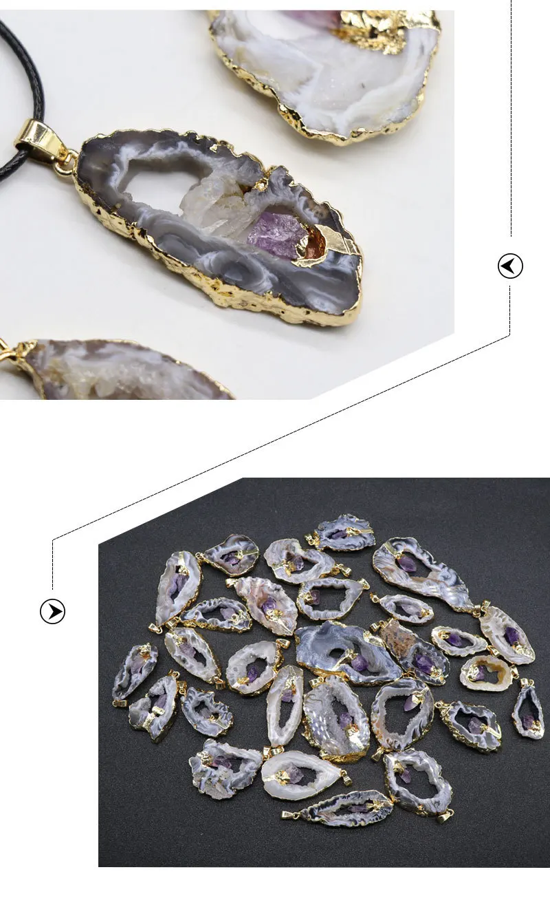 Необычное ожерелье с подвеской, позолоченная подвеска-маятник, ожерелье с натуральным камнем рейки для женщин, ювелирное изделие на цепочке для свитера