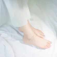 S925 Изящные Серебристые туфли на высоком каблуке женские летние туфли в Корейском стиле, украшенные цирконием