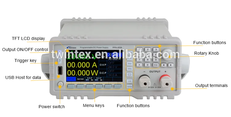 US $1.800.00 150V 6A High Precision Programmable Switch Mode Laboratory DC Adjustable Power Supply PPS15H60