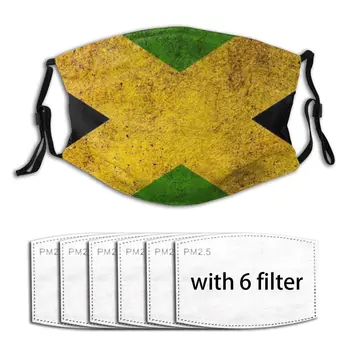 

Air Pollution Windproof Breathable Unisex Face Mask Jamaica Flag Protective Mask Anti Haze Dust Dustproof Mouth Mask