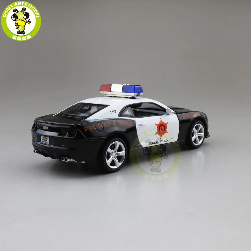 1/32 Chevrolet Camaro Poli ce машина литая под давлением Модель автомобиля игрушки Дети Мальчики Подарки