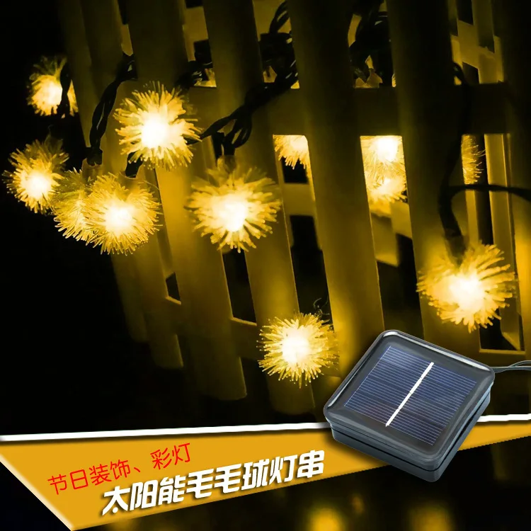 Солнечный 20 LED наружный садовый свет для вечеринки украшения феи лампы гирлянда