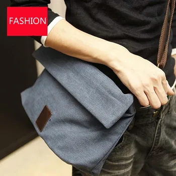 

Men's Bags Light Canvas Shoulder Bag Casual Crossbody Bags Wear-resistant Business Shoulder Bag For Men New Style Schoolbag
