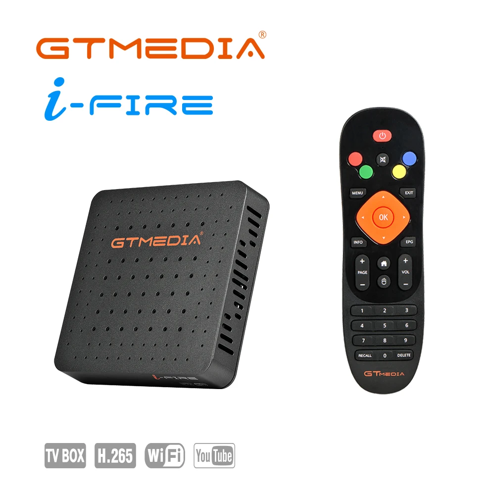 Оригинальная ТВ приставка GTmedia IFIRE H.265 медиаплеер 4k Ultra HD Bulti Wi Fi Youtube телеприставка