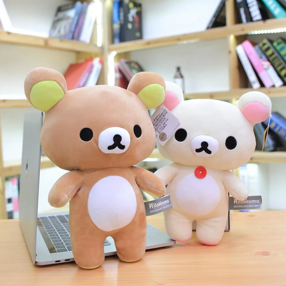 1 個 10 28 センチメートル高品質リラックマぬいぐるみクマ日本テレビのキャラクターぬいぐるみクマスーパーソフトのおもちゃ子供ガールクリスマスギフト Aliexpress