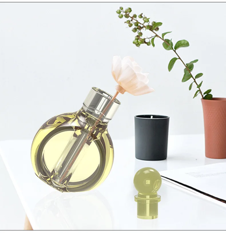 

DIY Epoxy Resin Mold Multi-purpose Aromatherapy Rattan Bottle Flower Insert Bottle Silicone Mold Christmas Candle Trinket Dish