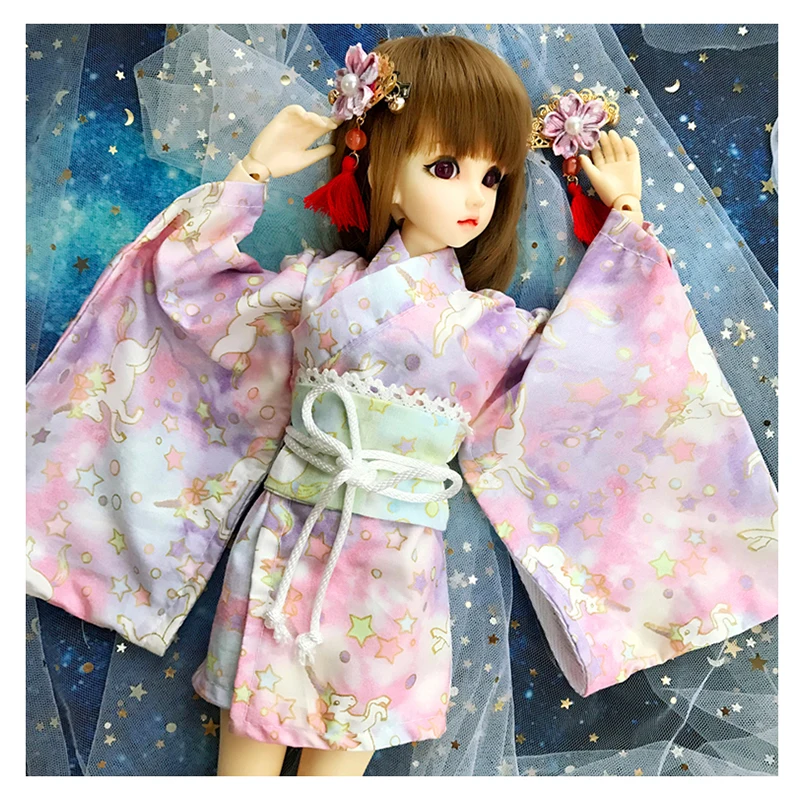 Одежда для кукол 1/4 BJD Фэнтези Короткое Кимоно аксессуары | Игрушки и хобби