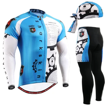 

2020 team sky cycling clothes sets cycling jersey gel padded long pants tights