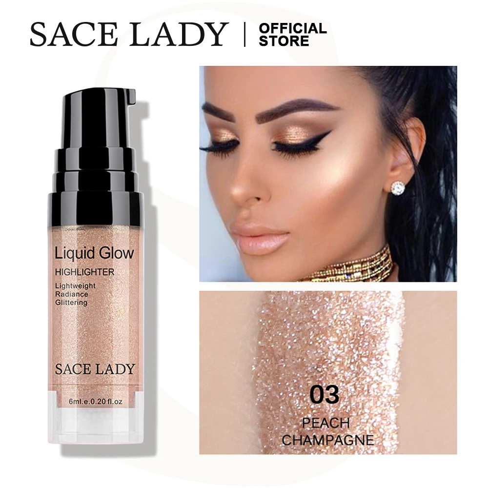 SACE LADY крем Хайлайтер для лица жидкий осветитель макияж Shimmer Glow Kit Макияж