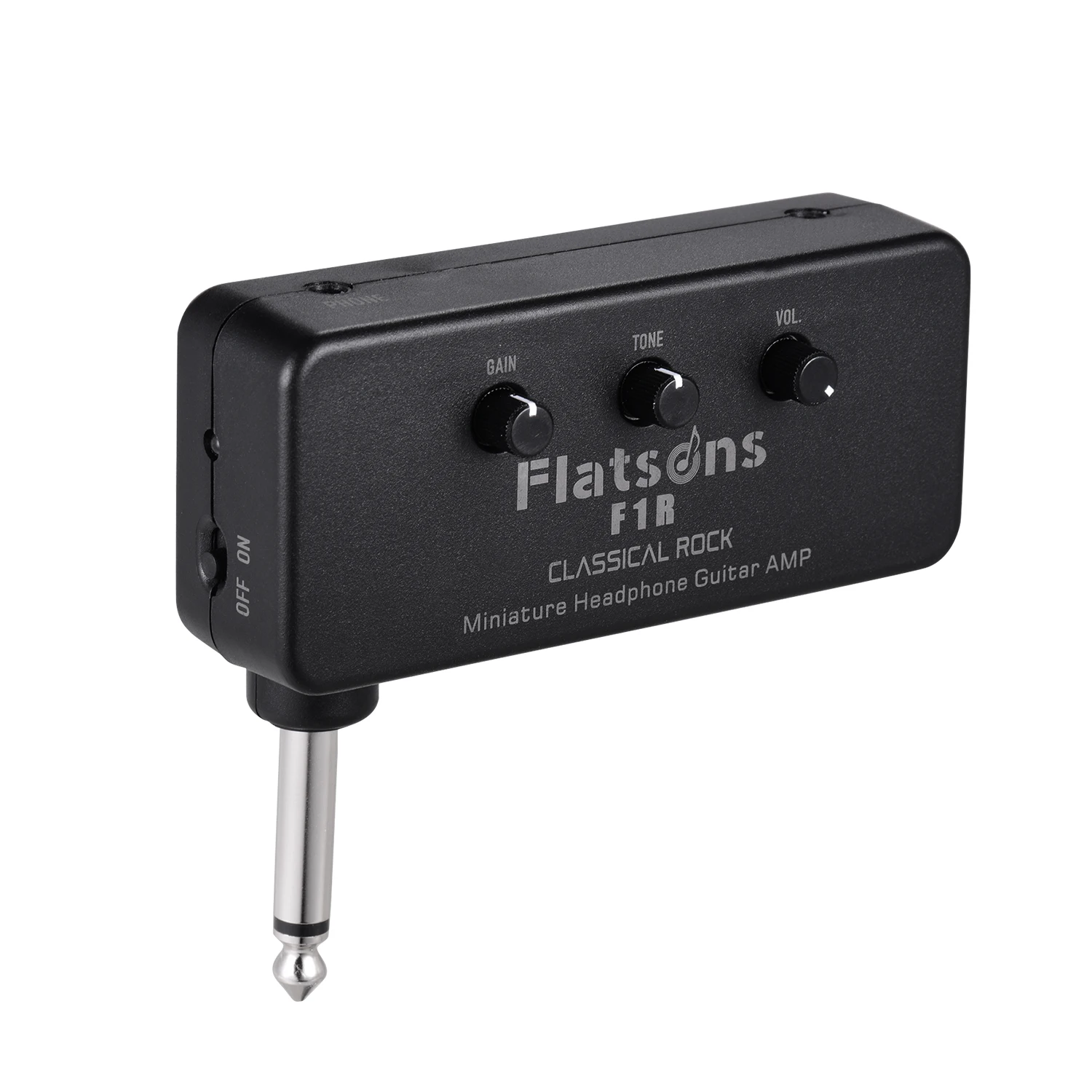 Flatsons F1R Mini Headphone Guitar Amp Amplifier with 3 5mm Headphone Jack AUX Input Plug and Play guitar parts