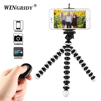 

Octopus Mini Tripod Bracket Portable Flexible Smartphone Clip Holder Camera Stent Smartphone Tripods Foldable Desktop