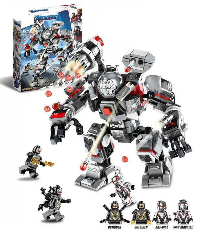 

New Marvel Superhero Toy Compatible with Legoinglys War Machine Buster Set Building Block Brick Assembly Gifts