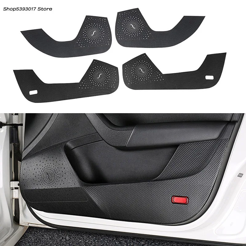 

Car Door Protector Pad Door Plank Anti Kick Pad Anti-dirty Pad Mat Cover Sticker For Skoda Octavia A7 2015-2019 2020 Accessories