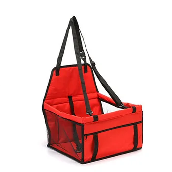 

Pet Car Booster Seat Portable Breathable Bag Carrier with Seat Belt for Dog Cat YU-Home