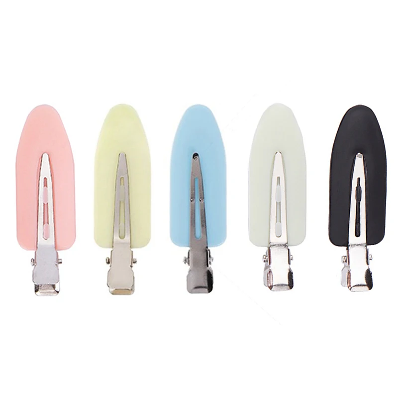 2/3/4Pcs No Bend Seamless Hair Clips Side Bangs Fix Fringe Barrette Makeup Washing Face Accessories Women Girls Styling Hairpins - Color: 01mix 4pcs
