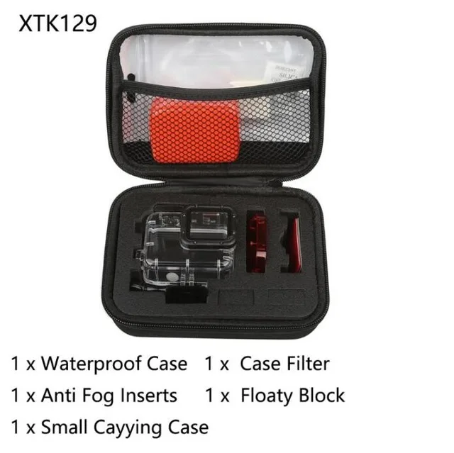 XTK129 SHOOT 45M водонепроницаемый чехол для GoPro Hero 7 6 5 Черная Спортивная камера для серфинга дайвинга аксессуар для Go Pro Hero 7 6 5 Экшн-камера - Цвет: XTK129